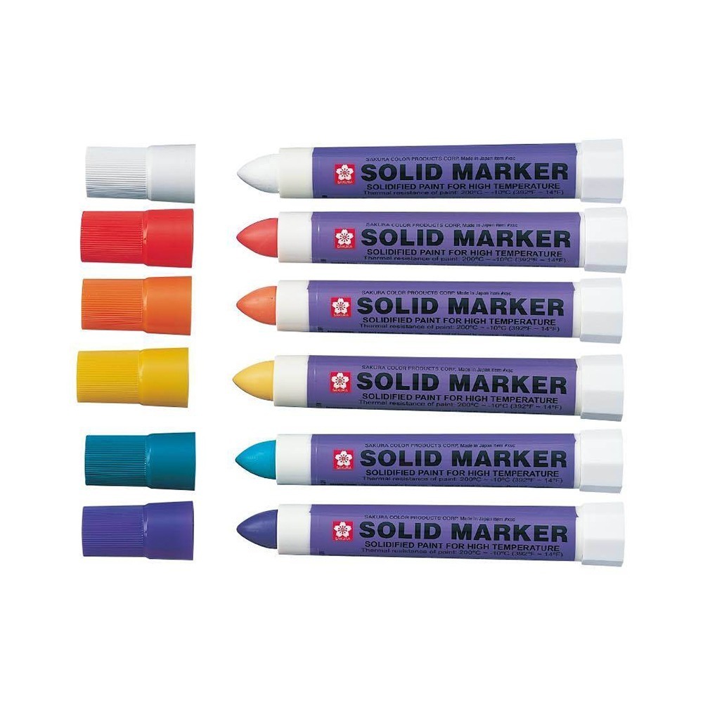 ｜買到吃手手｜日本 櫻花 SAKURA XSC 工業蠟筆 塗鴉用具 櫻花工業筆 工業筆 蠟筆 固態油漆筆-細節圖2