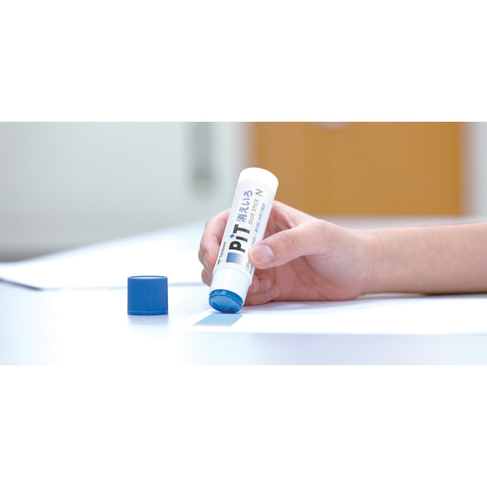 ｜買到吃手手｜蜻蜓 TOMBOW PT-NC 22g / PT-TC 10g 顯示型口紅膠(藍) PiT Bl-細節圖3