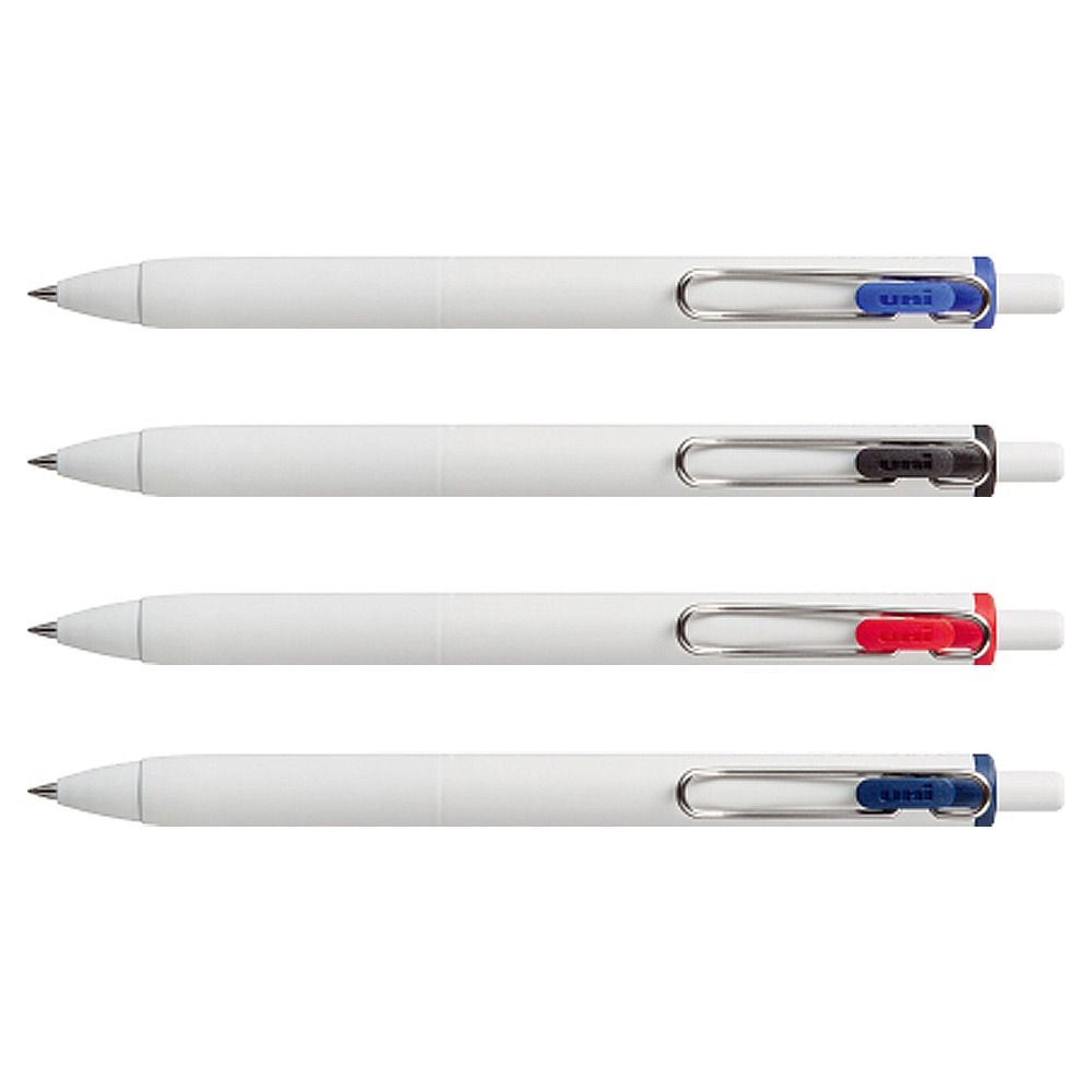 ｜買到吃手手｜ 三菱【買5支送咖啡提貨卡】UNI ONE 鋼珠筆 0.38mm 白桿 黑桿 UMNS-38-細節圖2