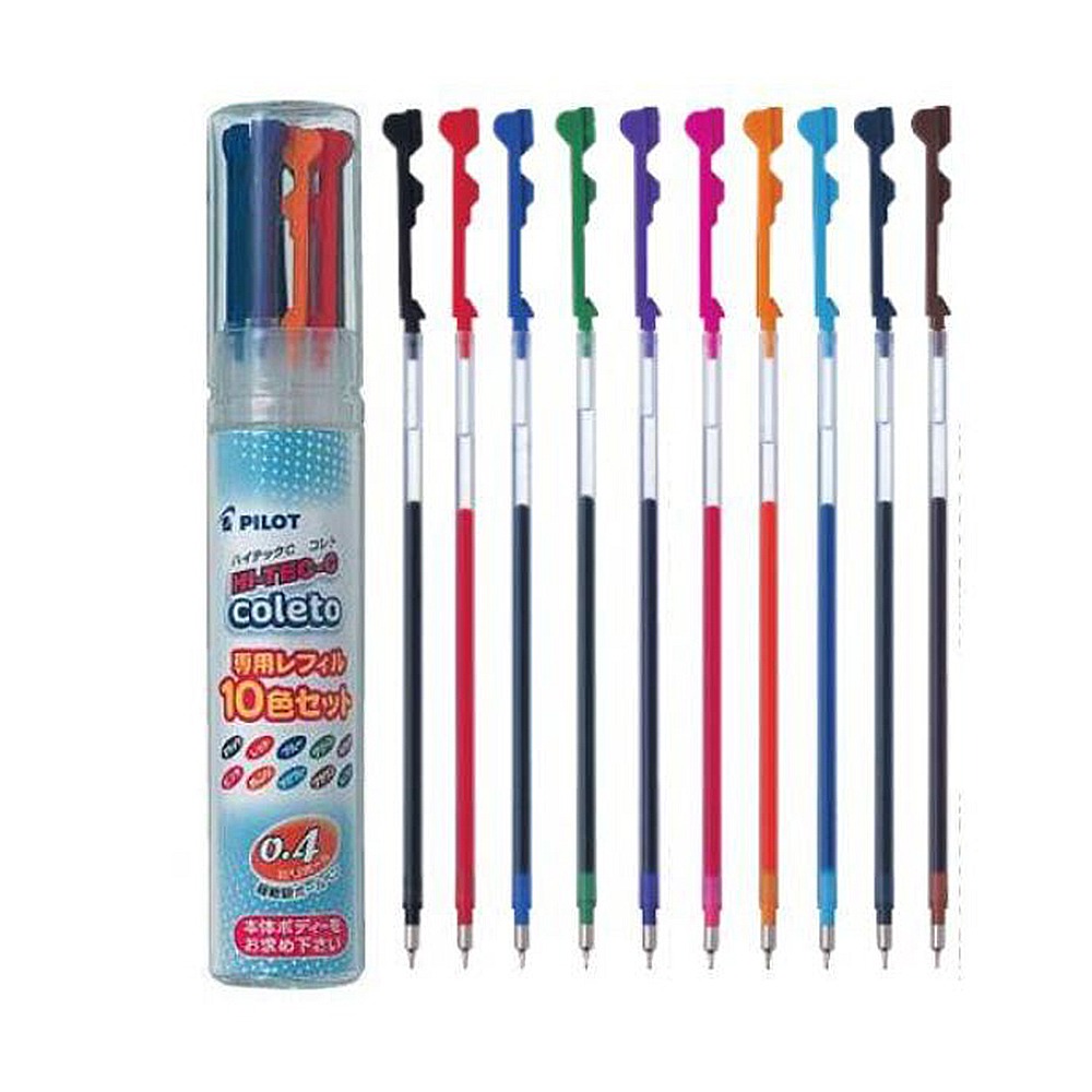 ｜買到吃手手｜百樂 變芯筆芯 邊芯筆替芯 10色組 BLS-CLT3/4-S10 PILOT-細節圖3