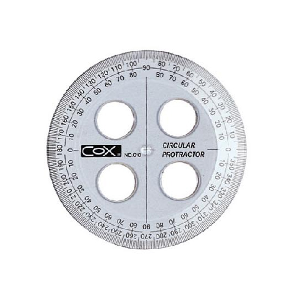 ｜文具管家｜COX 三燕 圓形尺 可旋轉圓形尺 C11 / C10 / C15-細節圖3