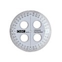 ｜買到吃手手｜COX 三燕 圓形尺 可旋轉圓形尺 C11 / C10 / C15-規格圖4