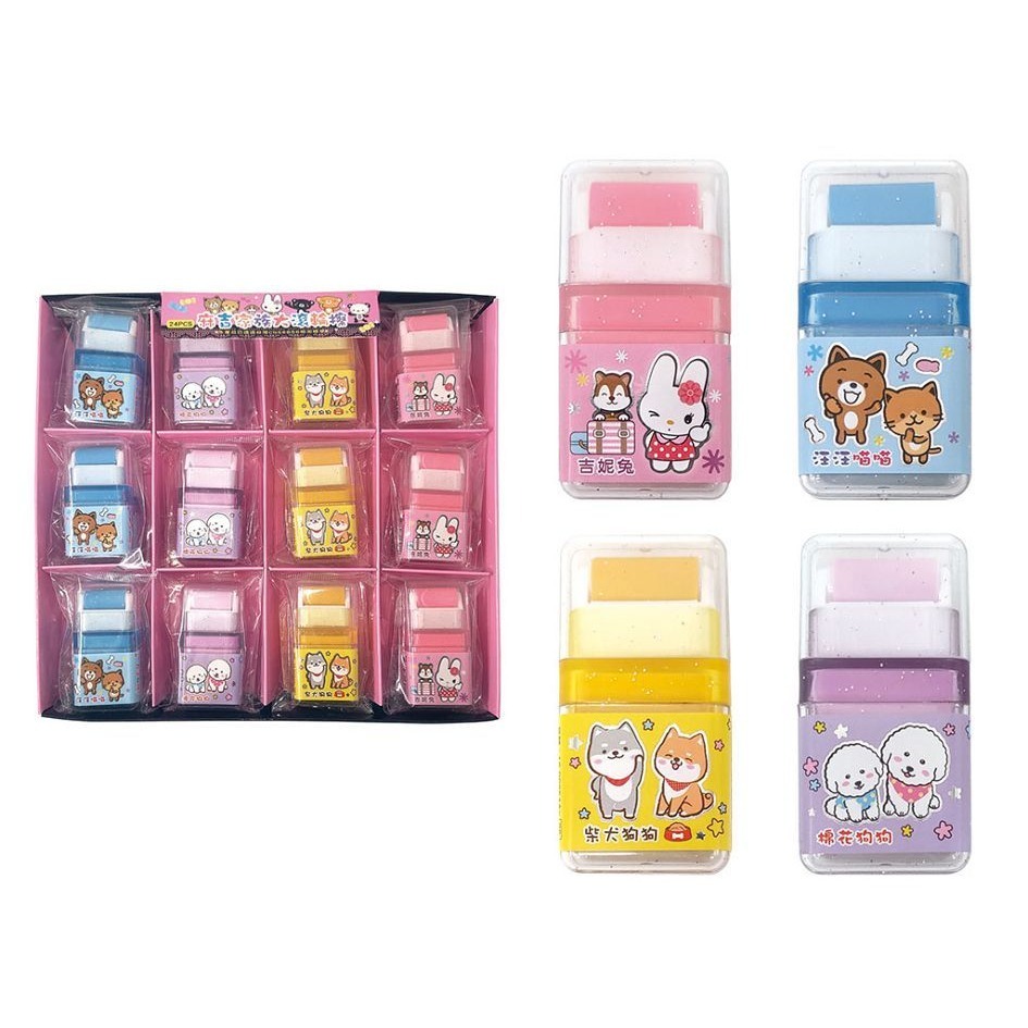 ｜買到吃手手｜ 筌翔 麻吉家族大滾輪橡擦 橡擦 顏色款式隨機出貨橡擦 顏色款式隨機出貨-細節圖2