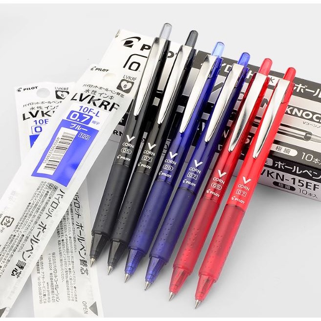 ｜買到吃手手｜百樂 PILOT 按鍵鋼珠筆 LVKN-15EF 0.5/LVKN-15F 0.7 鋼珠筆 替芯-細節圖2