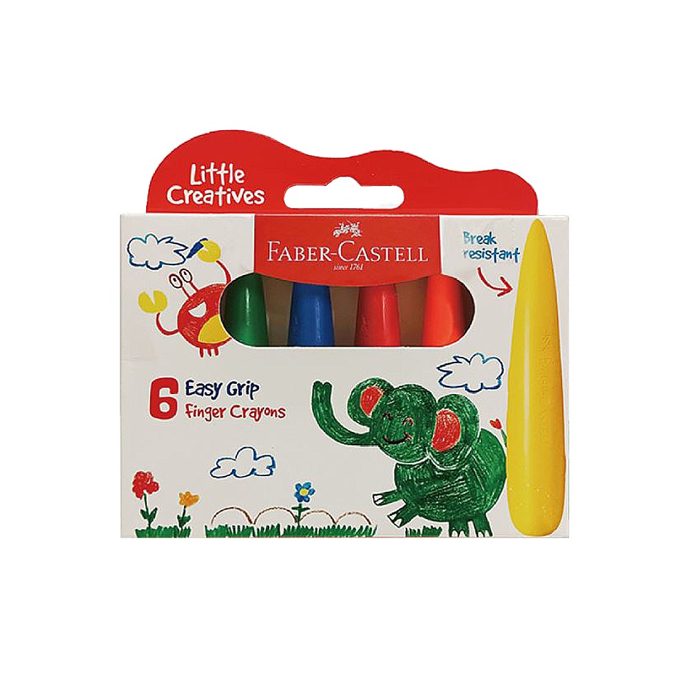 ｜買到吃手手｜輝柏 水滴 4/6色 可擦拭蠟筆 學齡蠟筆 子彈蠟筆 FABER-CASTELL-規格圖7