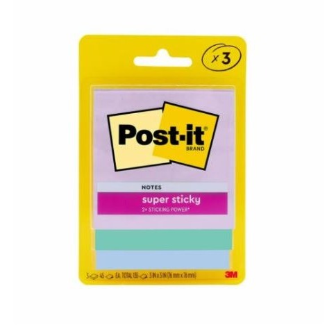 ｜買到吃手手｜3M 3321 3色狠黏利貼 便利貼 76x76mm Post-it®-細節圖5