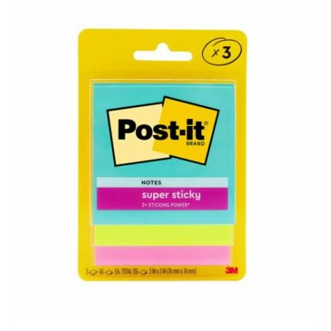 ｜買到吃手手｜3M 3321 3色狠黏利貼 便利貼 76x76mm Post-it®-規格圖6