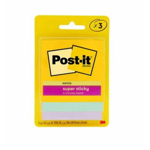 ｜買到吃手手｜3M 3321 3色狠黏利貼 便利貼 76x76mm Post-it®-規格圖6