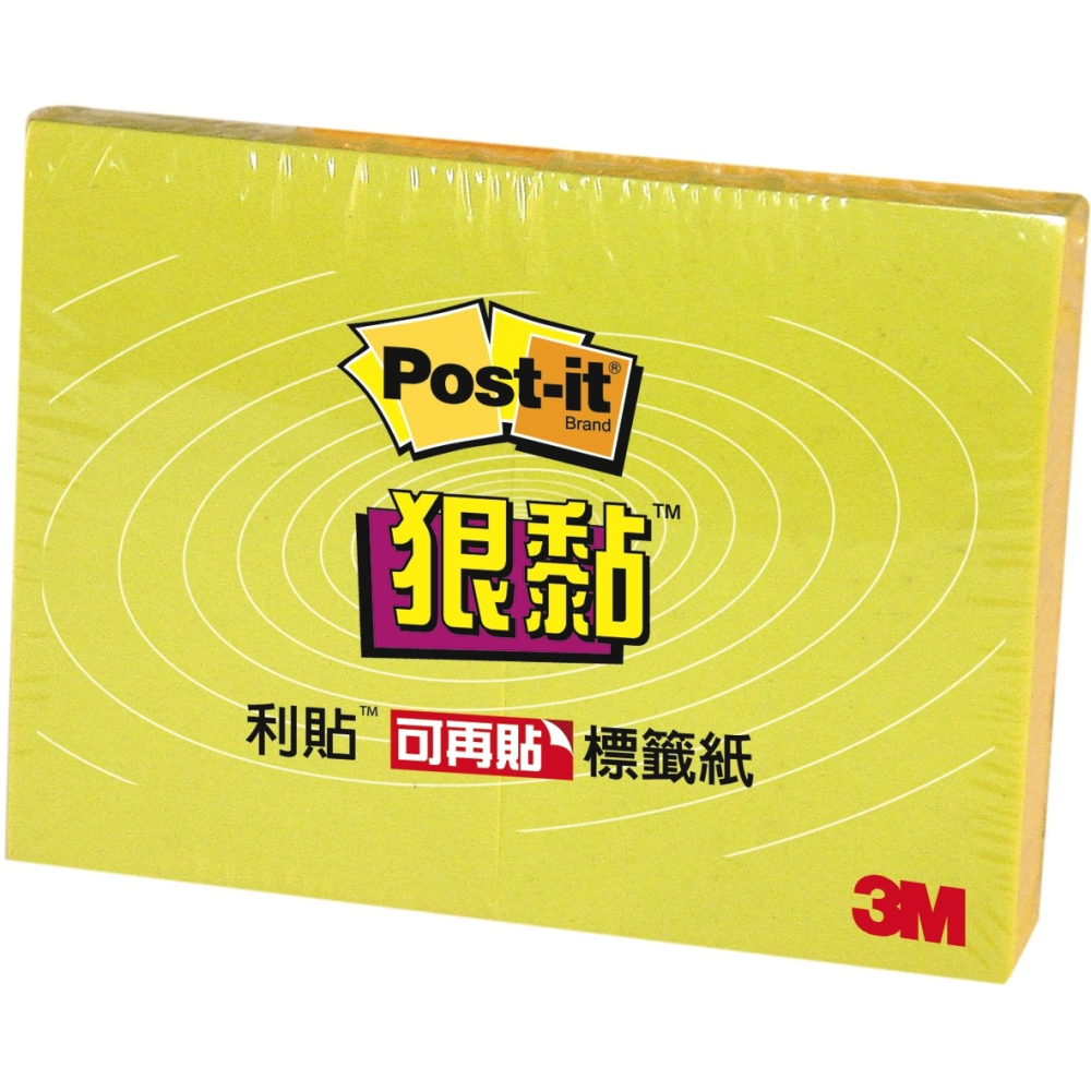 ｜文具管家｜3M Post-it 狠黏利貼 621S 便利貼 便條紙 Memo 重複黏貼-細節圖2