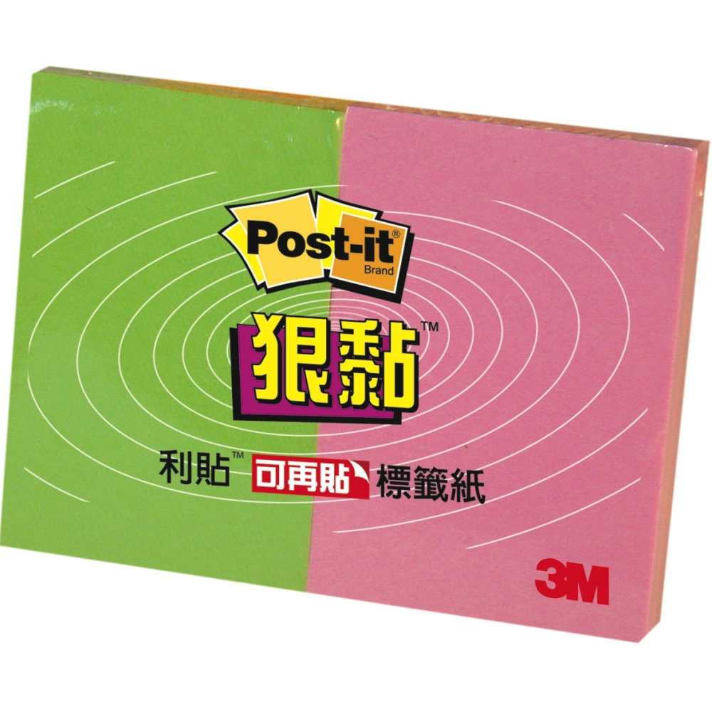 ｜文具管家｜3M Post-it 狠黏利貼 621S 便利貼 便條紙 Memo 重複黏貼-細節圖3