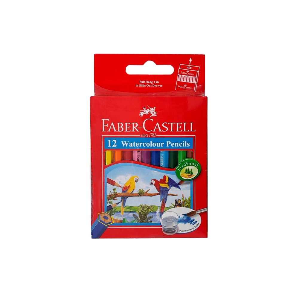 ｜買到吃手手｜輝柏 12色短桿色鉛筆 114461水性 / 115851油性  色鉛筆 Faber-Castell-規格圖4