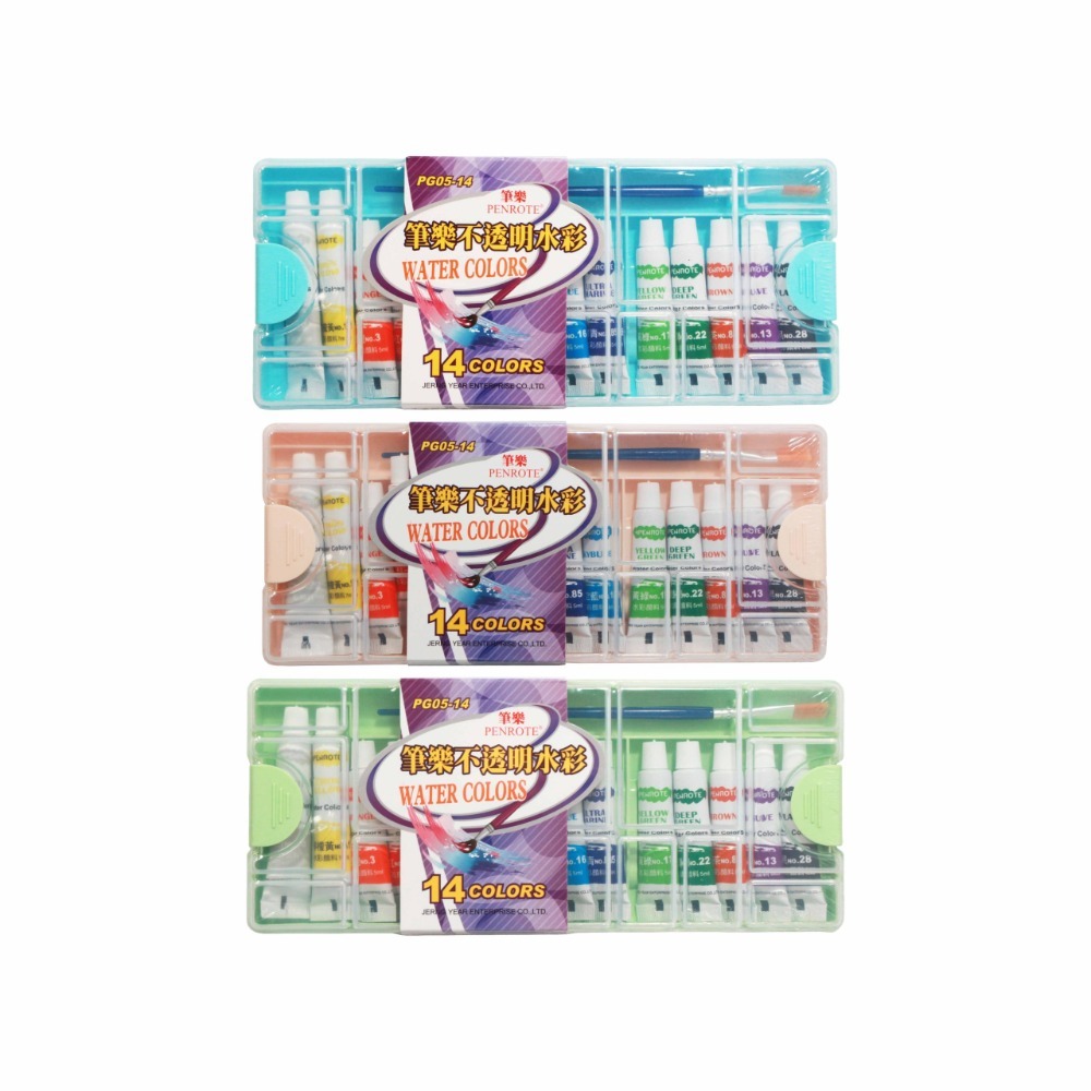 ｜買到吃手手｜筆樂 不透明水彩 PG05 12色 / 14色 / 25色 水彩 顏料 PENROTE-規格圖6