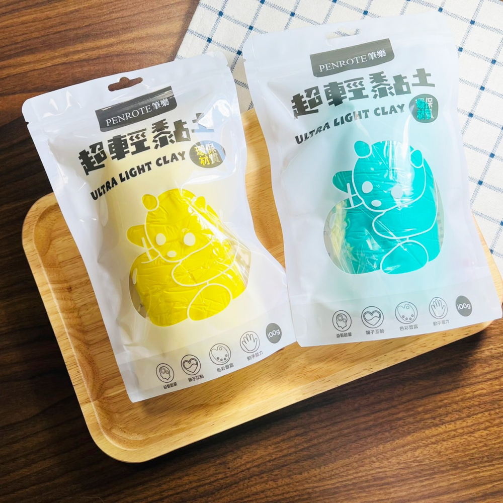 ｜文具管家｜筆樂 100g 超輕黏土 F8082 黏土 PENROTE-細節圖2