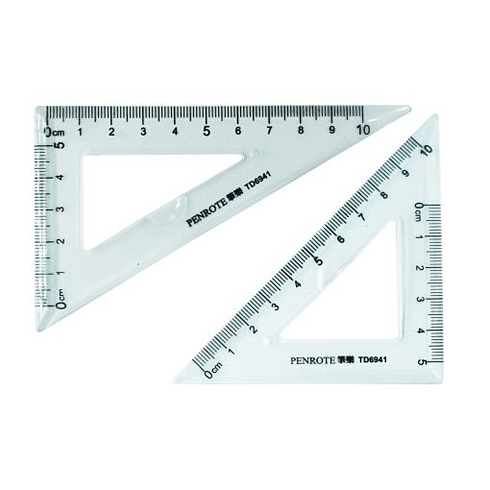 ｜文具管家｜筆樂 TD6941 軟性三角板組 TD6934 軟性量角器 尺 PENROTE-規格圖10