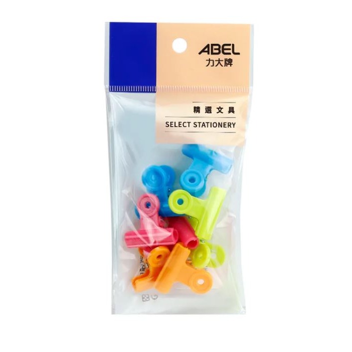 ｜買到吃手手｜力大 ABEL 彩色塑膠圓夾 32/38/51/64mm 46222/46223/46224/46225-規格圖2