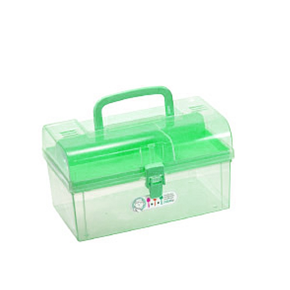 ｜買到吃手手｜佳斯捷 8433 中 旅行家 手提收納箱 置物盒 收納盒 工具箱 附提把-規格圖5