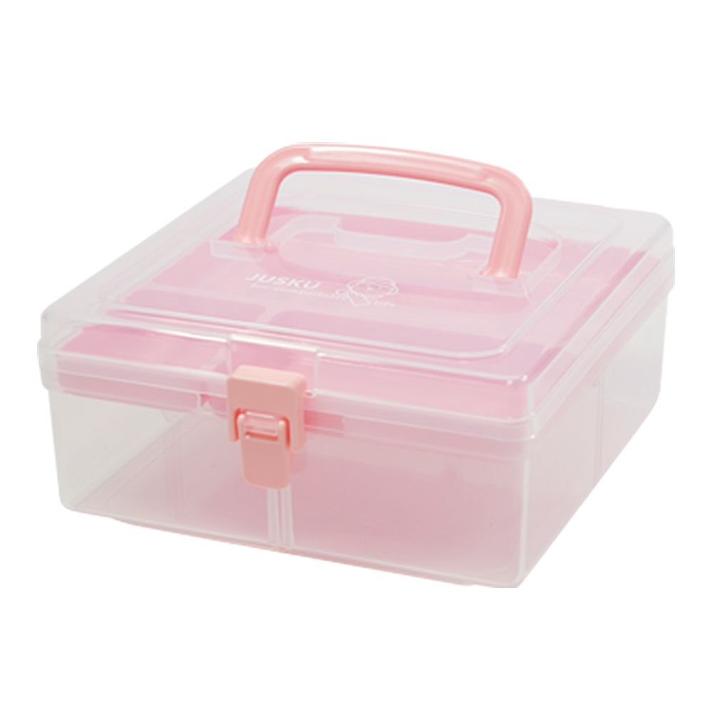 ｜買到吃手手｜佳斯捷 3256 板豆腐手提收納箱 收納箱 收納盒 工具箱 附提把-規格圖3