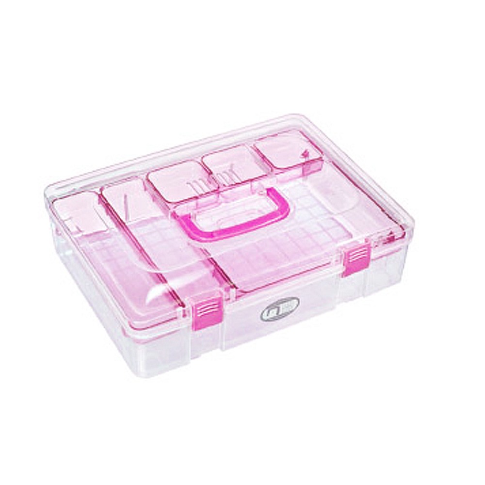 ｜買到吃手手｜佳斯捷 3250 A4 芭比收納盒 手提收納箱 收納盒 提把收納盒 工具箱-規格圖2