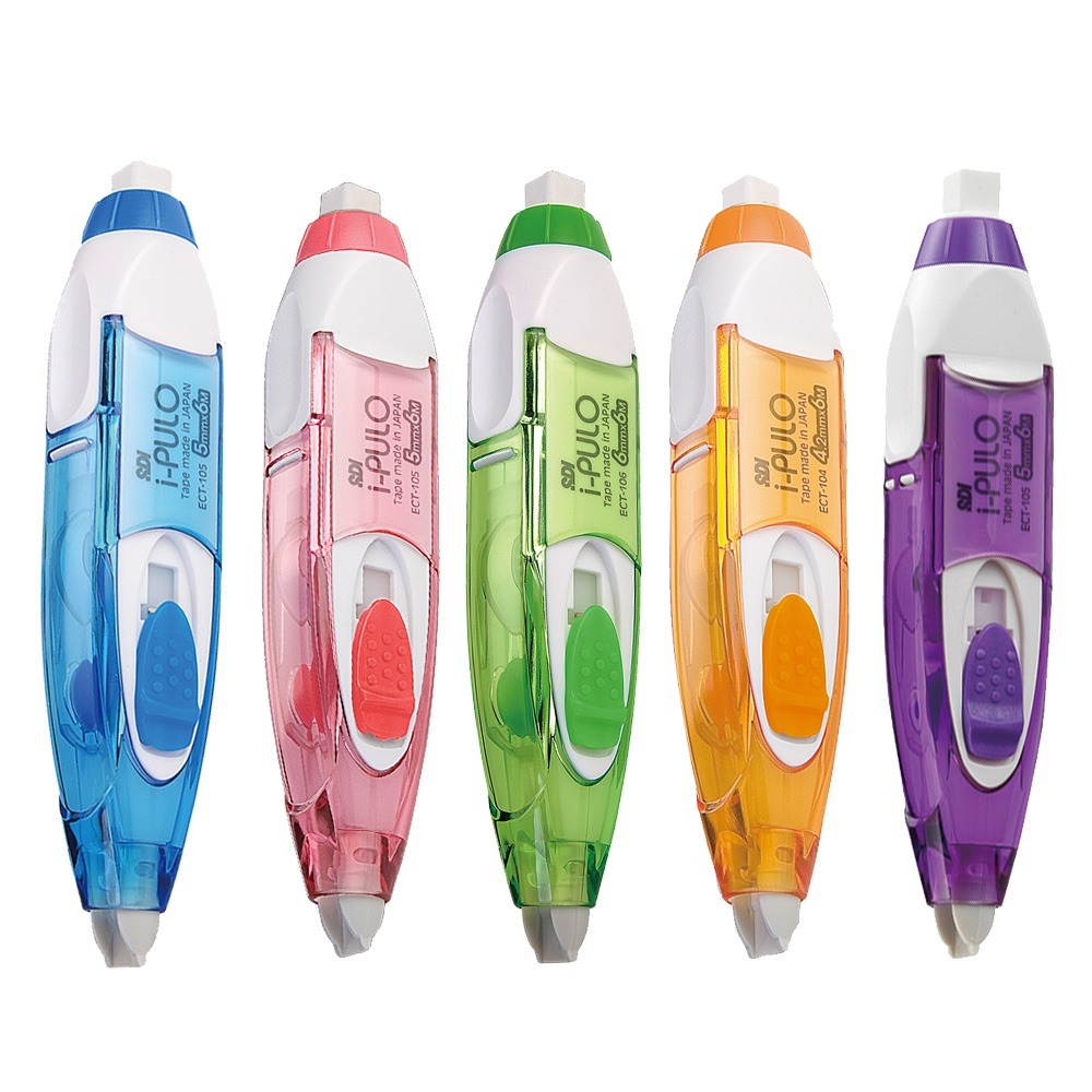 ｜買到吃手手｜SDI 手牌 雙主修兩用修正帶 iPULO ECT 內帶 替換帶 5入塑膠擦-細節圖3