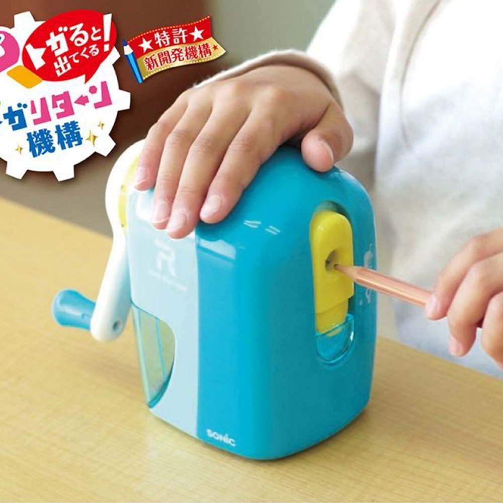 ｜買到吃手手｜日本 SONiC EK-4297T 自動退出筆機 透明 削筆機 削鉛筆機 公司貨-細節圖5