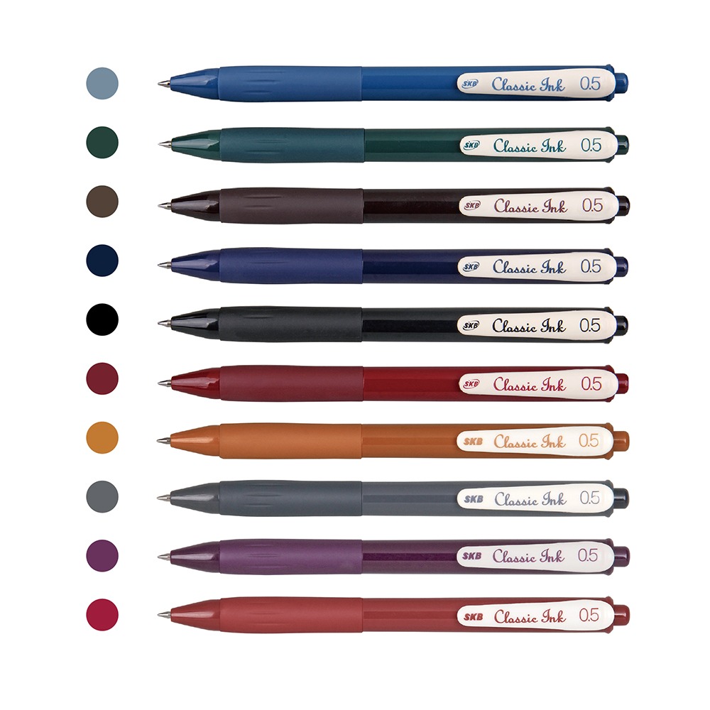 ｜買到吃手手｜SKB 文明 復古 輕復古 按動中性筆 0.5mm G-2506A G-2506 單支-細節圖3