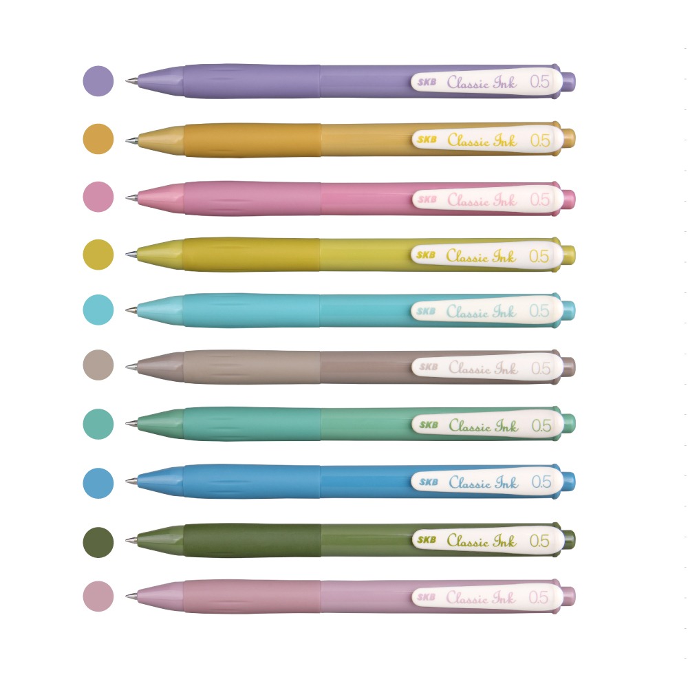 ｜買到吃手手｜SKB 文明 復古 輕復古 按動中性筆 0.5mm G-2506A G-2506 單支-細節圖4