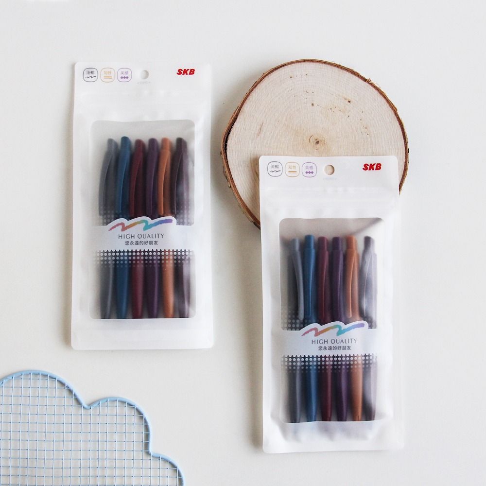 ｜買到吃手手｜SKB 文明 G-1202 復古色按動鋼珠筆 0.5mm 鋼珠筆 單支/6色組-規格圖5