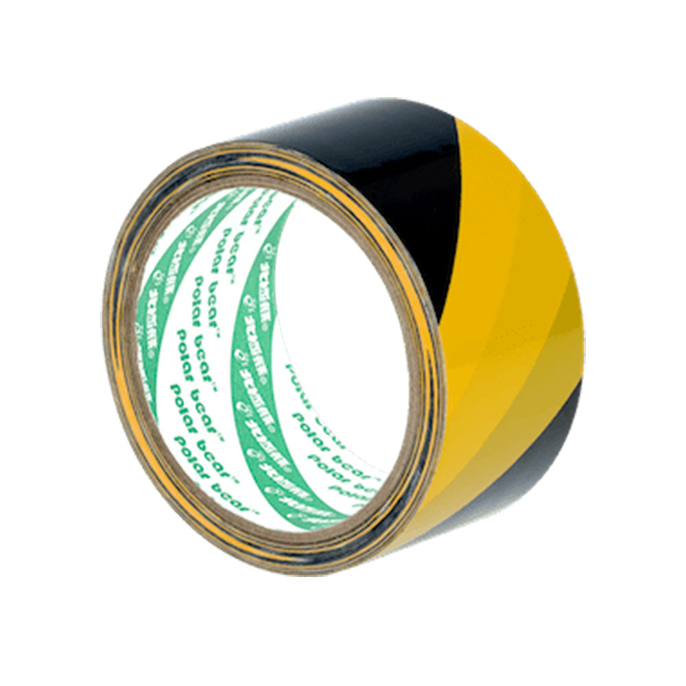 ｜買到吃手手｜北極熊 2＂ 警示膠帶 WAT4820 48MM 斑馬膠帶 標示 動線規劃-規格圖1