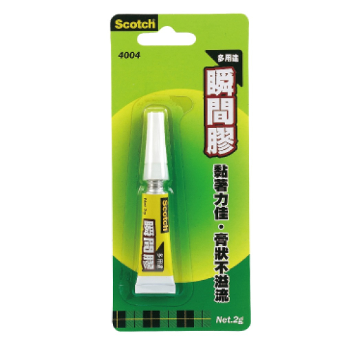 ｜文具管家｜3M™ Scotch® 4004 2g 多用途瞬間膠 膠狀