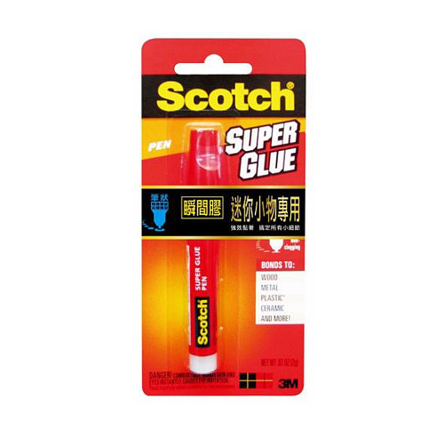 ｜文具管家｜3M™ Scotch® AD126-P 2g 迷你小物專用瞬間膠 液狀 瞬間膠