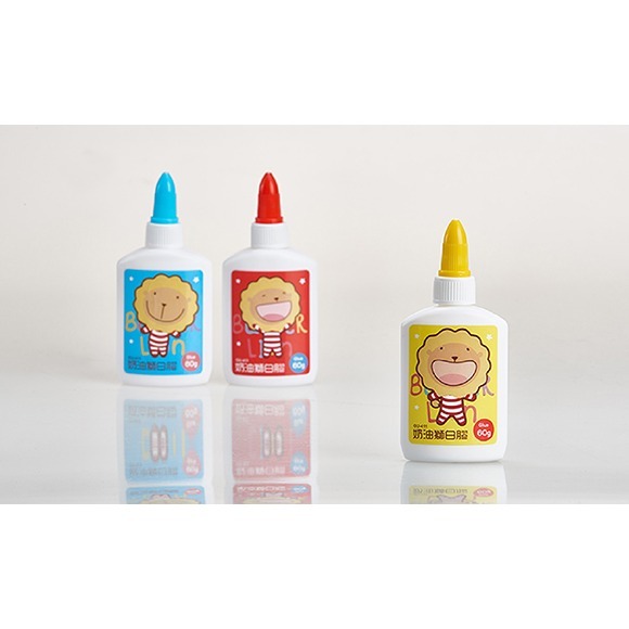 ｜買到吃手手｜奶油獅 GU-411 多用途白膠 60g 安全無毒 隨機顏色出貨 Butter Lion 雄獅-細節圖2