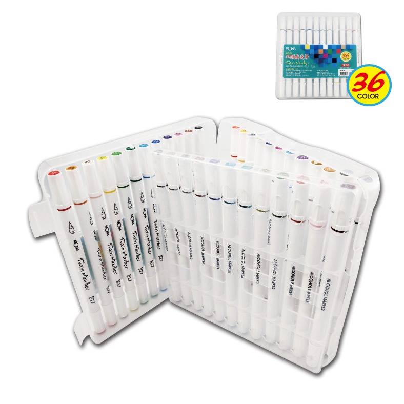 ｜買到吃手手｜MONA 蒙納 6700 酒精雙頭麥克筆 學生級雙頭麥克筆 12/24/36色 萬事捷-規格圖7