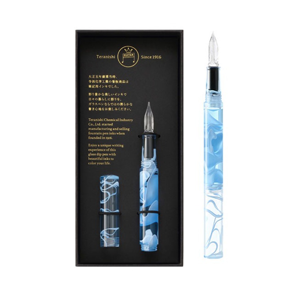 ｜買到吃手手｜寺西化學【預購】 日本  極光玻璃沾水筆 附筆蓋/禮盒裝 送禮 能藝-規格圖7