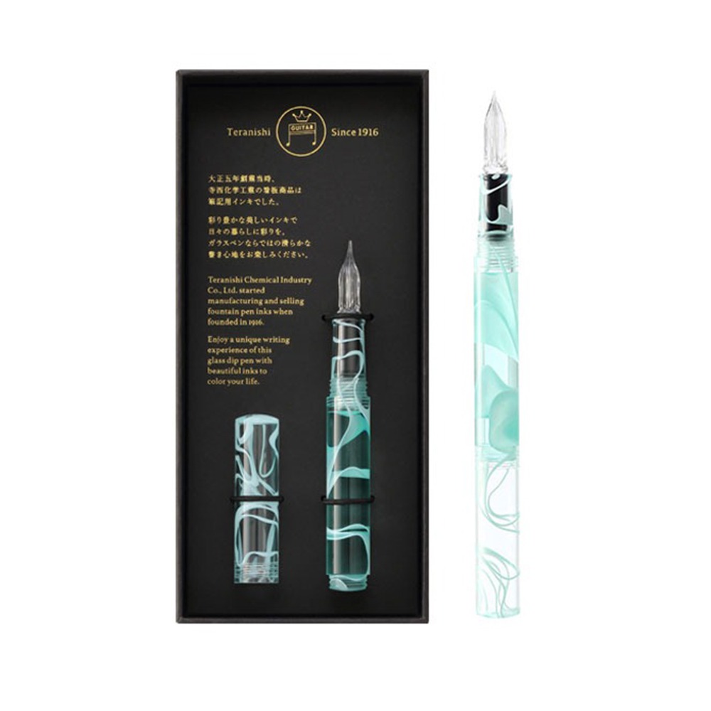 ｜買到吃手手｜寺西化學【預購】 日本  極光玻璃沾水筆 附筆蓋/禮盒裝 送禮 能藝-規格圖7