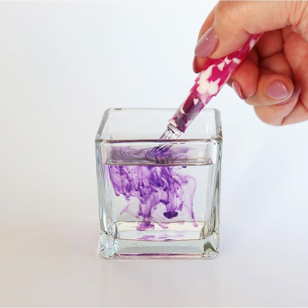 ｜買到吃手手｜寺西化學【預購】 日本  賽璐璐玻璃沾水筆 附筆蓋/禮盒裝 送禮 能藝-細節圖3