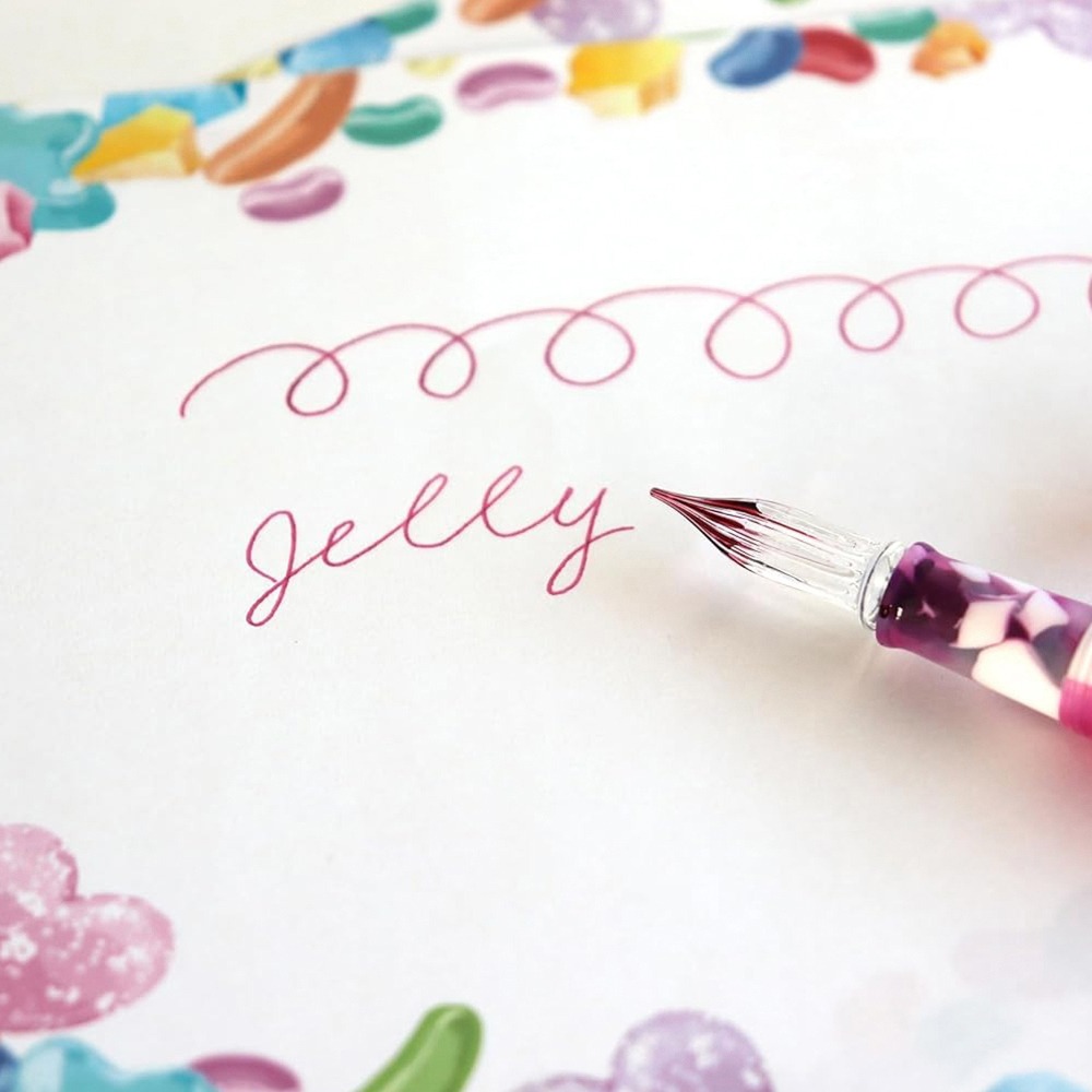 ｜買到吃手手｜寺西化學【預購】 日本  賽璐璐玻璃沾水筆 附筆蓋/禮盒裝 送禮 能藝-細節圖4