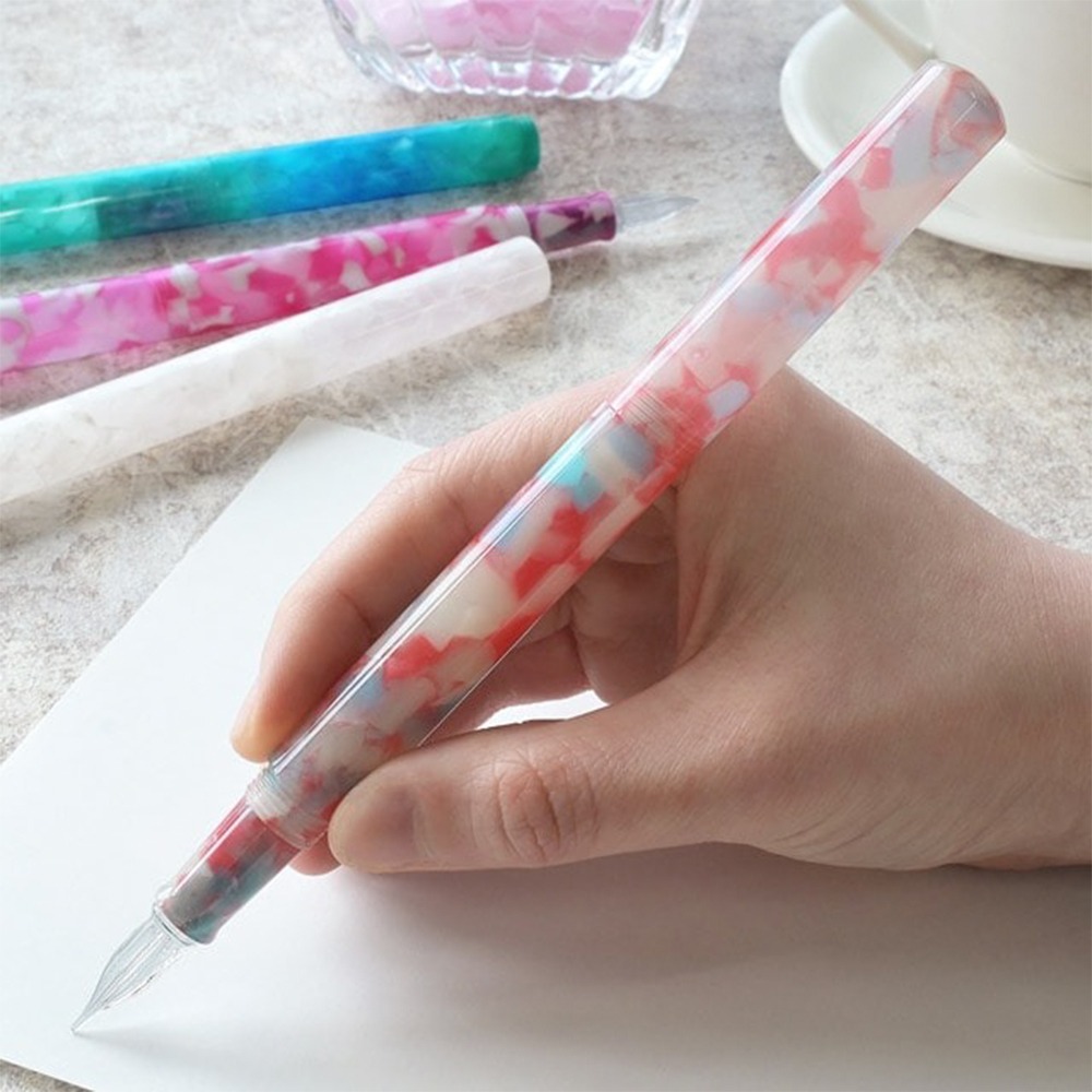 ｜買到吃手手｜寺西化學【預購】 日本  賽璐璐玻璃沾水筆 附筆蓋/禮盒裝 送禮 能藝-細節圖5