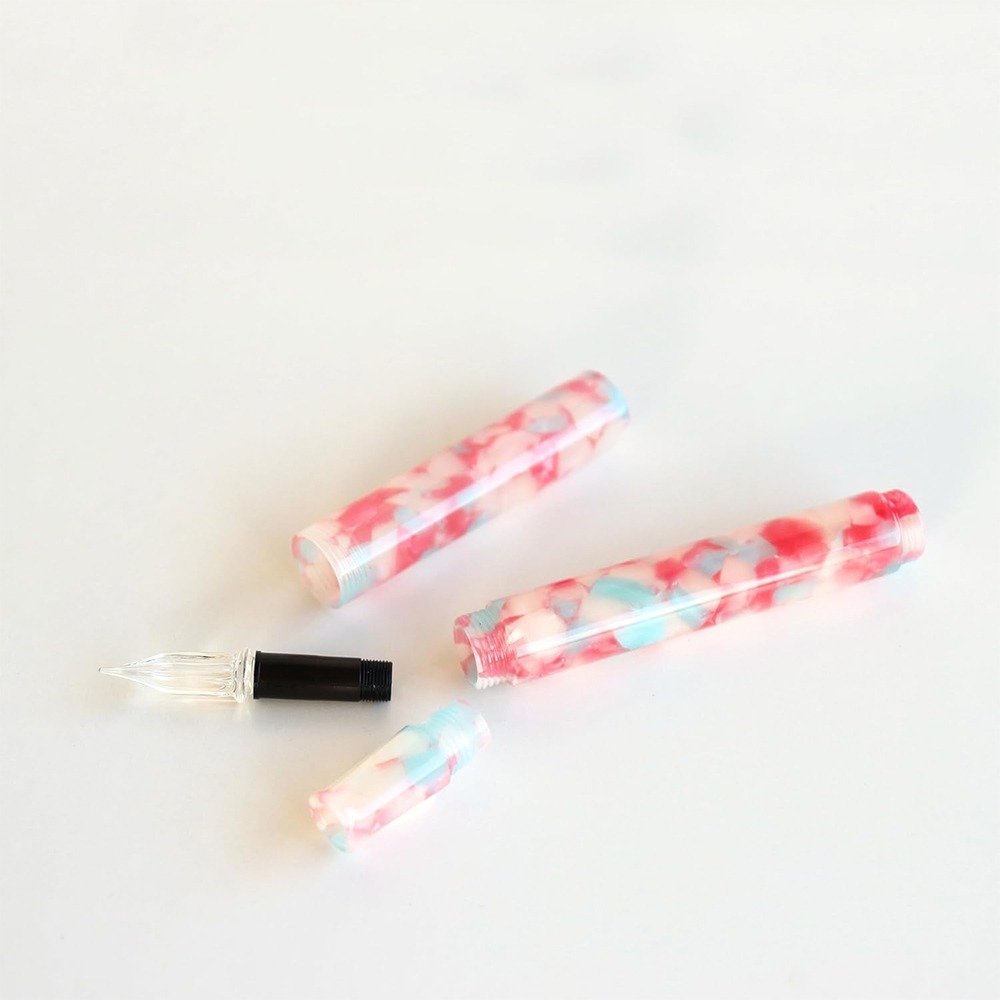 ｜買到吃手手｜寺西化學【預購】 日本  賽璐璐玻璃沾水筆 附筆蓋/禮盒裝 送禮 能藝-細節圖7