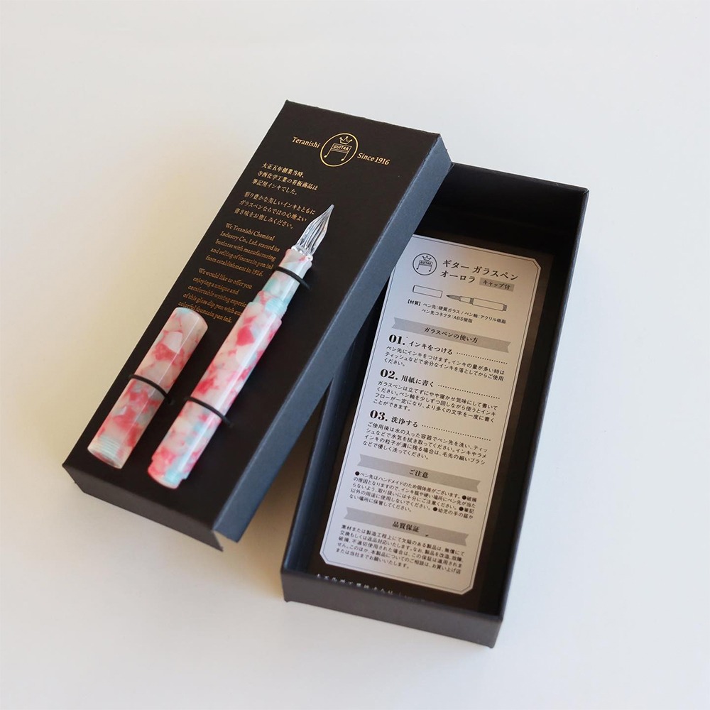 ｜買到吃手手｜寺西化學【預購】 日本  賽璐璐玻璃沾水筆 附筆蓋/禮盒裝 送禮 能藝-細節圖10