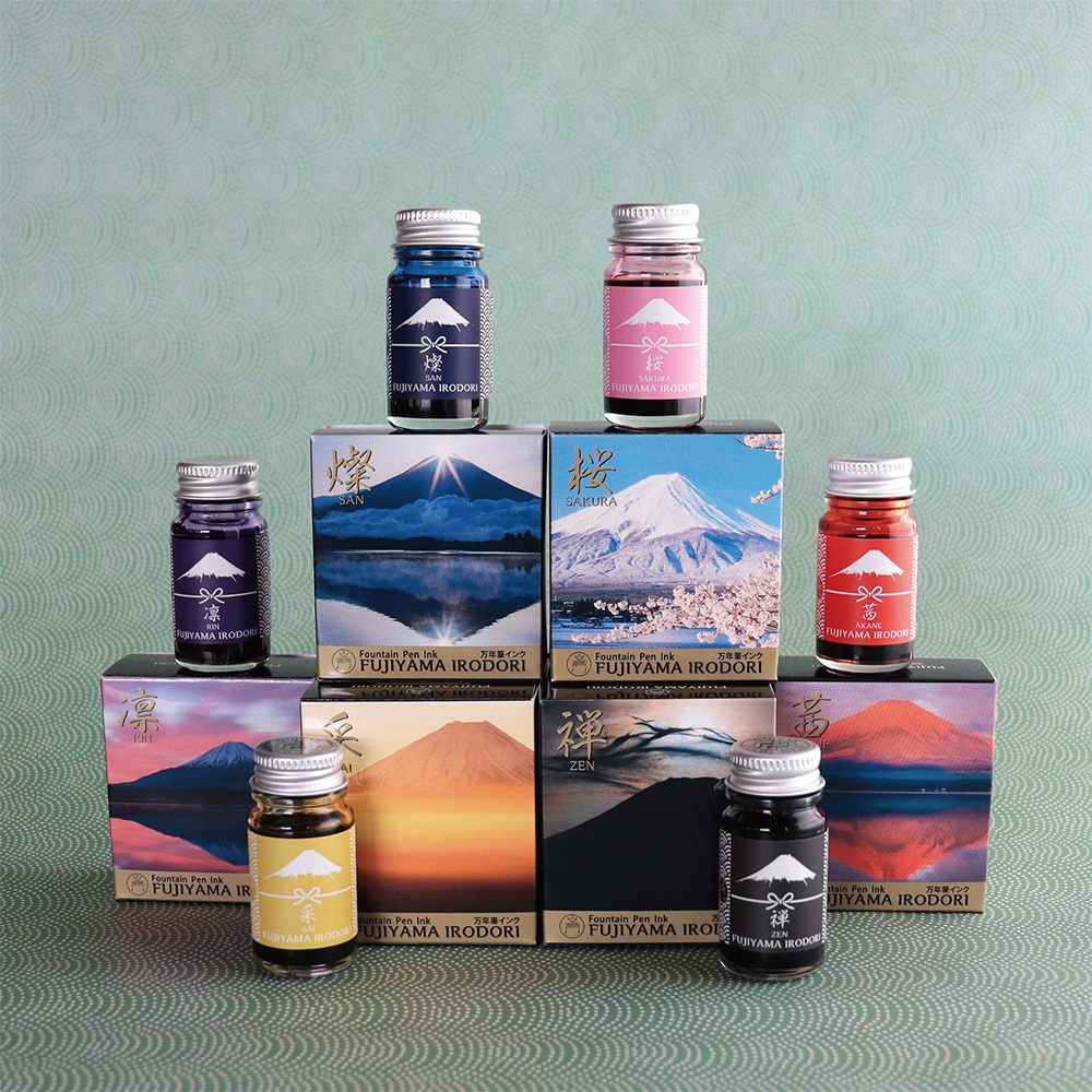 ｜買到吃手手｜寺西化學【預購】 日本 富士百景鋼筆墨水 12ML 燦/櫻/凜/茜/禪/采 能藝-細節圖2