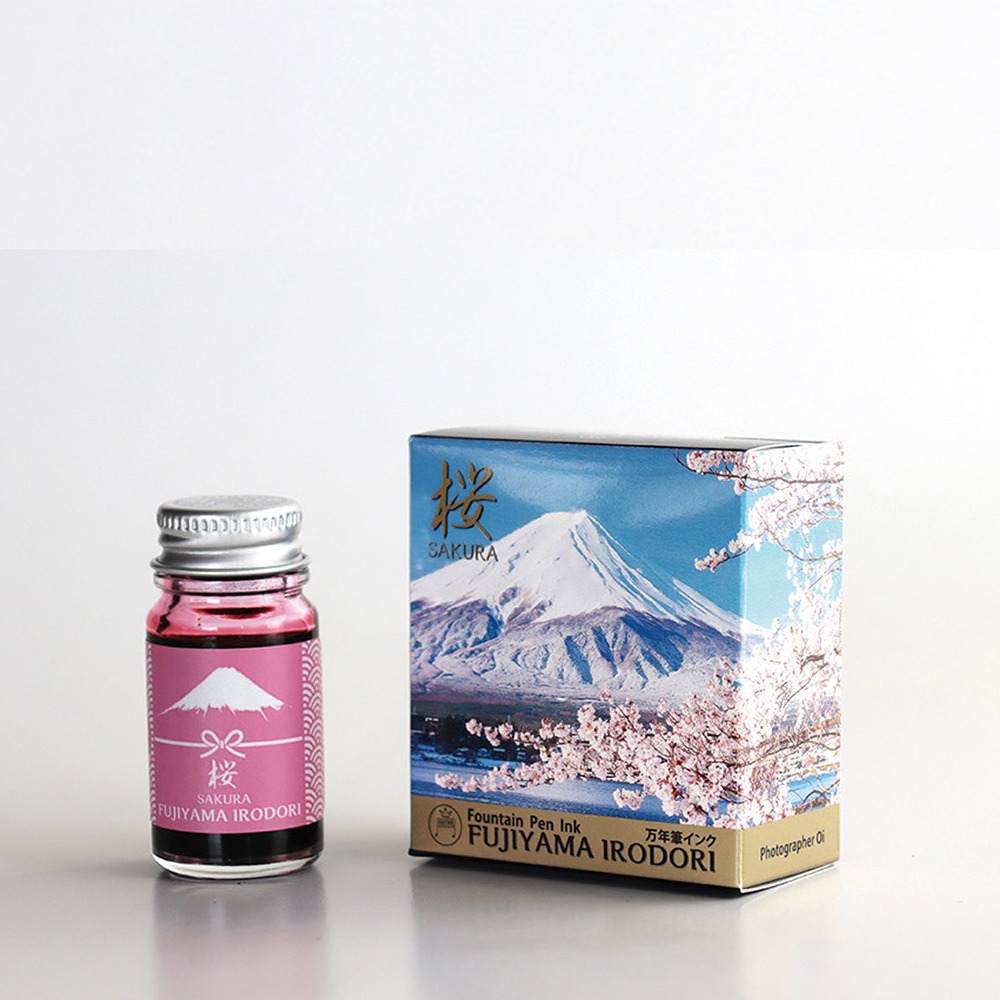 ｜買到吃手手｜寺西化學【預購】 日本 富士百景鋼筆墨水 12ML 燦/櫻/凜/茜/禪/采 能藝-規格圖10