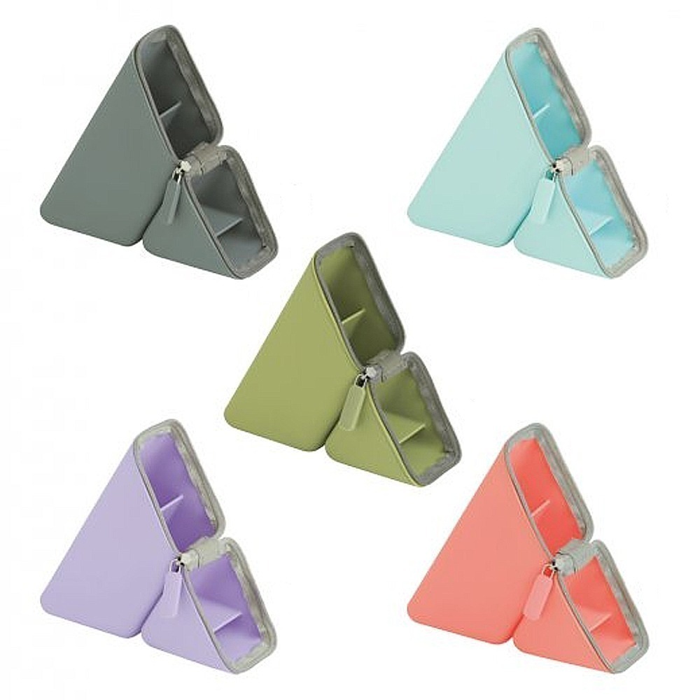 ｜買到吃手手｜日本 SONiC FD-8244 矽膠筆盒 可立式筆盒 便攜式筆盒 磁吸式 化妝包-細節圖8