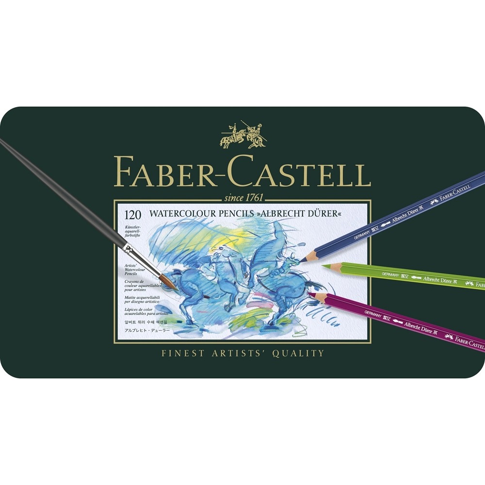 ｜文具管家｜德國 輝柏 Faber-Castell 117511 藝術級 120色 水性色鉛筆 鐵盒-細節圖6