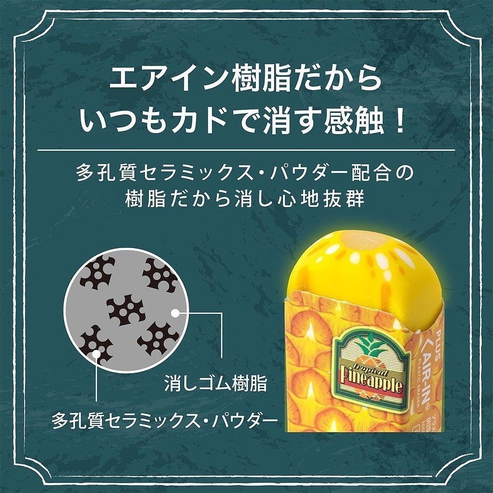 ｜買到吃手手｜ 普樂士【限量】 水果橡皮擦~第二彈 酪梨 鳳梨 蘋果 哈密瓜 PLUS-細節圖4