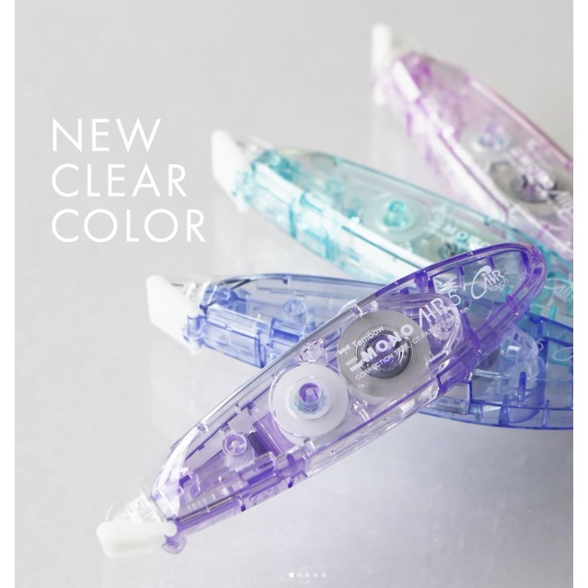 ｜買到吃手手｜蜻蜓【限量】 MONO AIR 超省力筆型修正帶 新定番色 限定色 TOMBOW-細節圖3