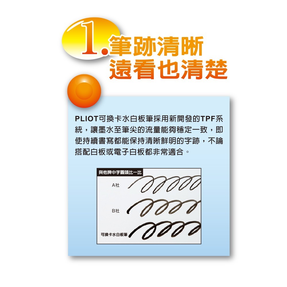 ｜買到吃手手｜百樂 日本製【中字】可換卡水白板筆 WMBM-12L 無臭味白板筆 PILOT-細節圖3