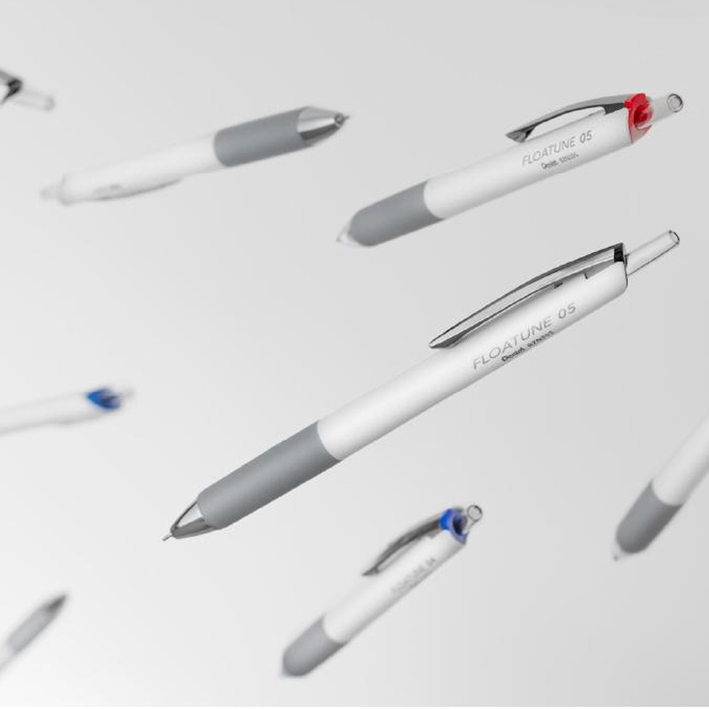 ｜買到吃手手｜飛龍 PENTEL 按壓式輕滑鋼珠筆 按壓式輕滑鋼珠筆替芯 FLOATUNE-細節圖2