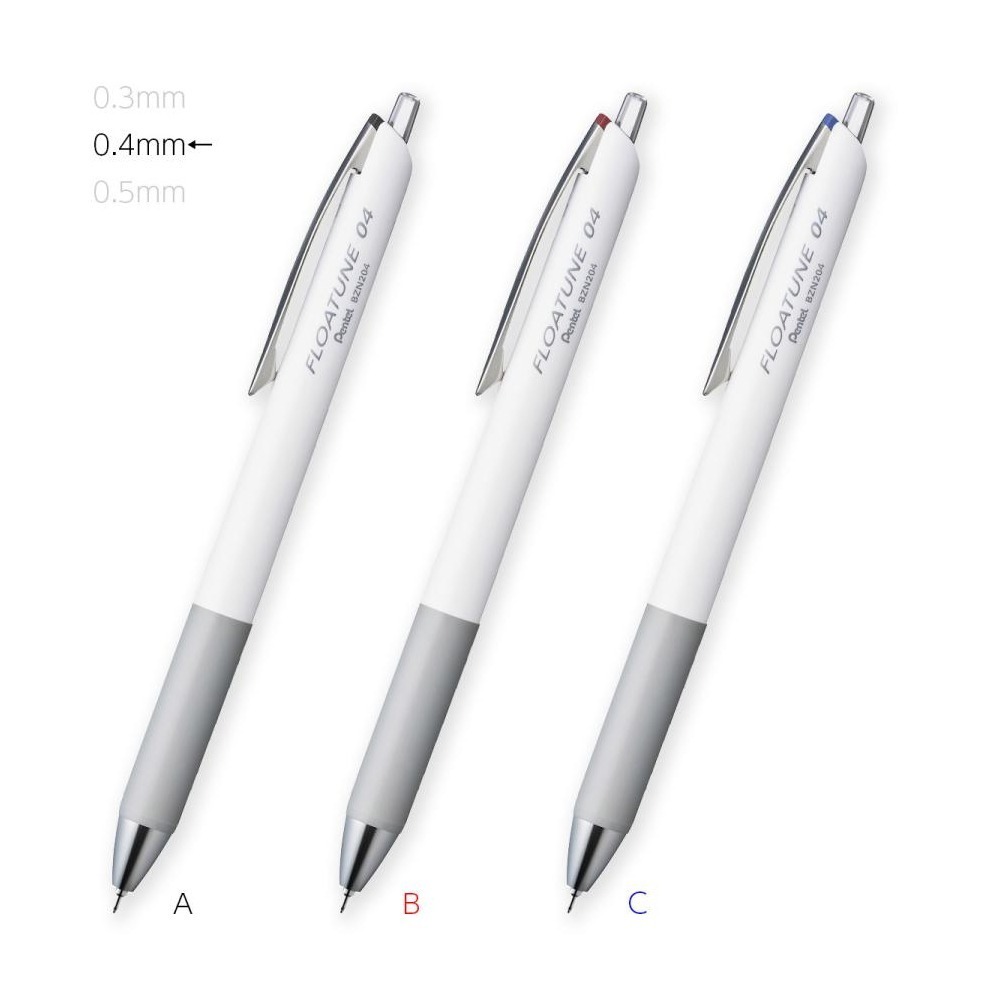 ｜買到吃手手｜飛龍 PENTEL 按壓式輕滑鋼珠筆 按壓式輕滑鋼珠筆替芯 FLOATUNE-規格圖4