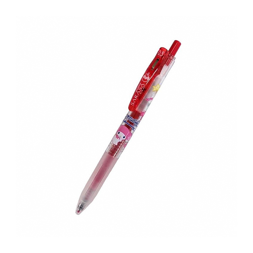 ｜買到吃手手｜斑馬 ZEBRA 美樂蒂&酷洛米 聯名鋼珠筆 SARASA 5色組-規格圖1