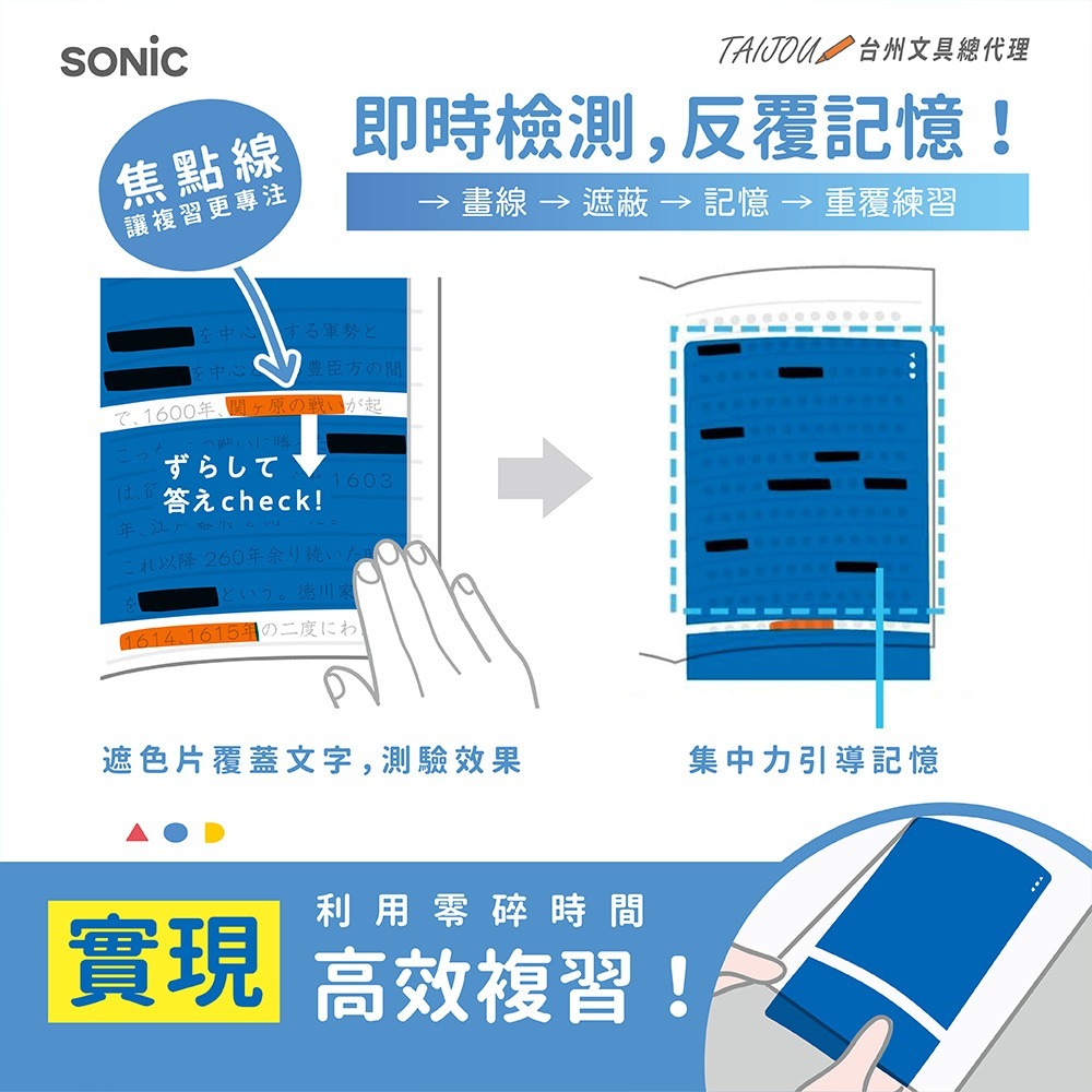 ｜買到吃手手｜日本 SONiC 記憶訓練四件組 SP-1501 加強記憶4件組-細節圖5